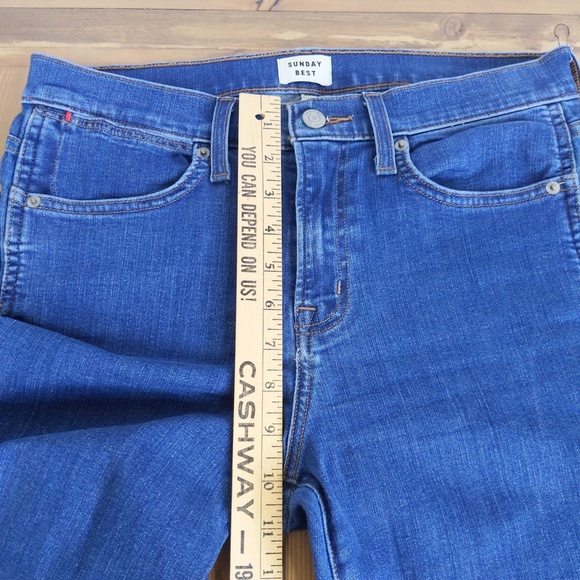 Sunday Best 10″ High Waisted Skinny Jeans - Picture 7 of 12